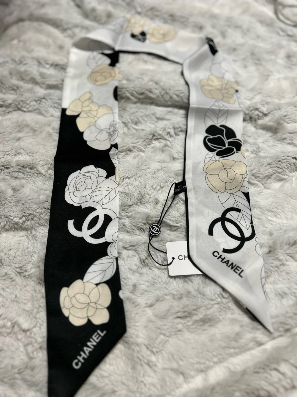 CHANEL double silk